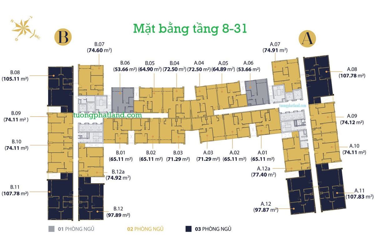 Millennium apartment detailed floor plan