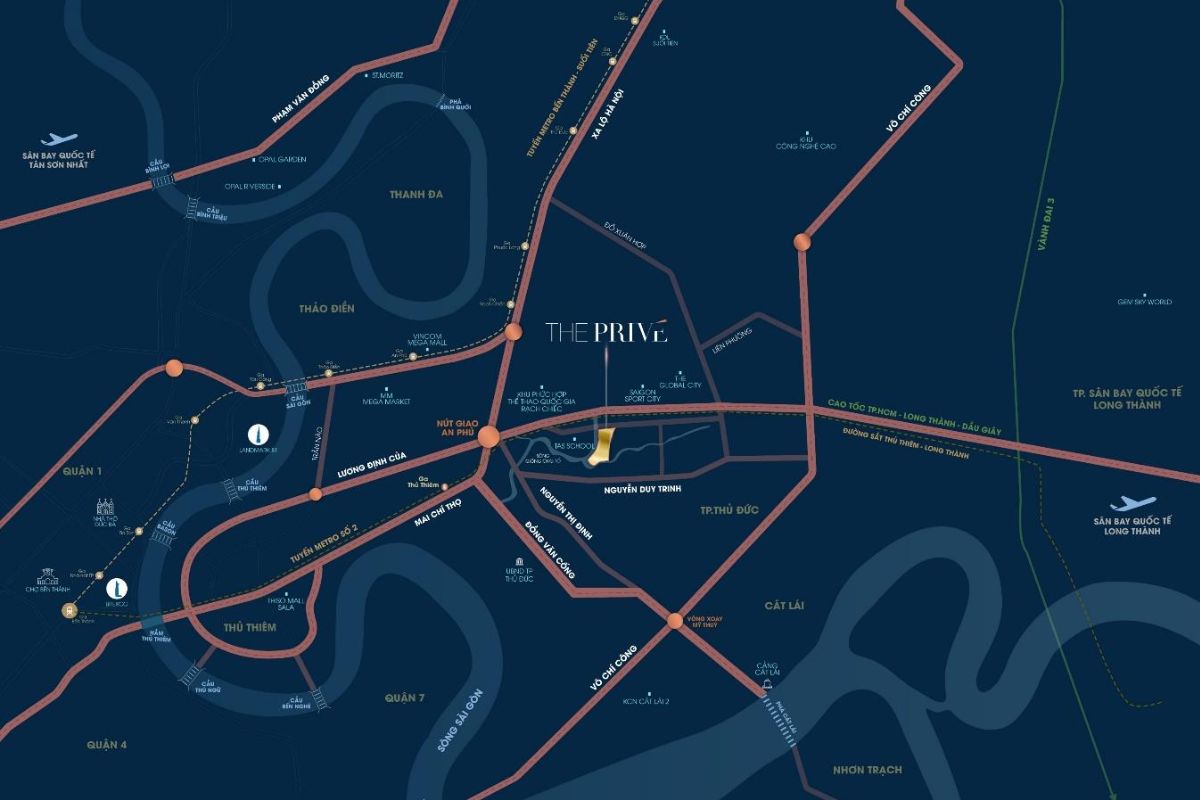 The project's prime central location