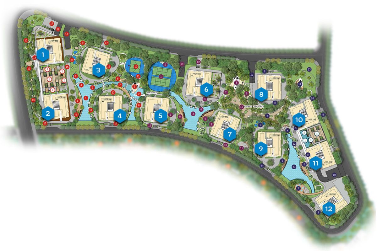 Overall plan of The Privé project