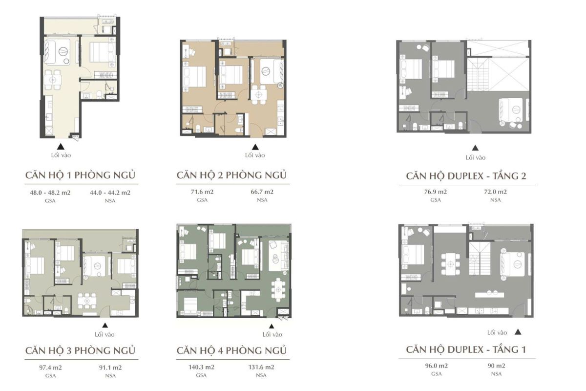 Lumiere Midtown apartment layout