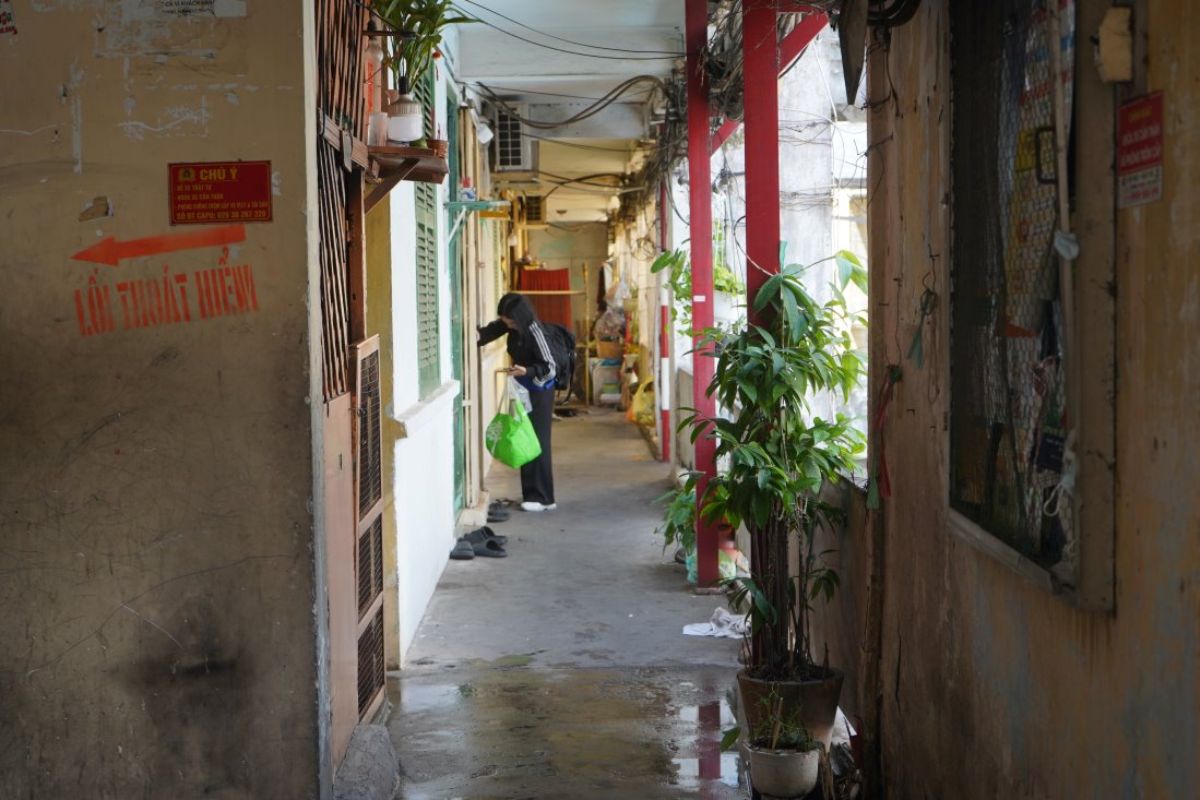 Residents are still living