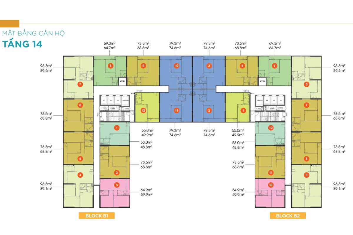 14th floor apartment floor plan