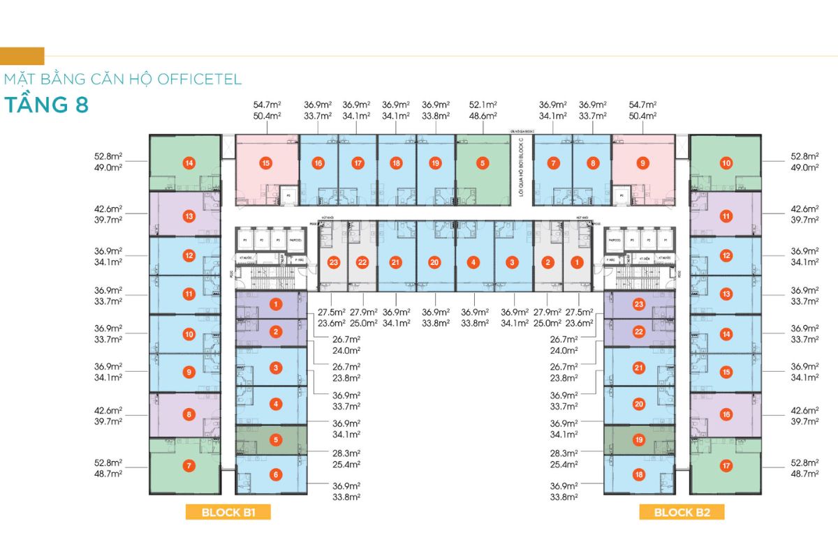 8th floor apartment plan