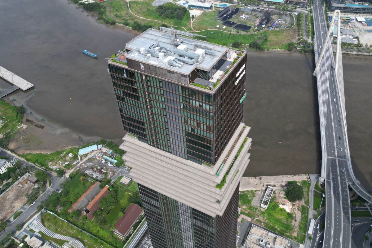 Saigon Marina International aerial view